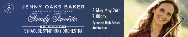Syracuse Symphony Orchestra with special guest Jenny Oaks Baker